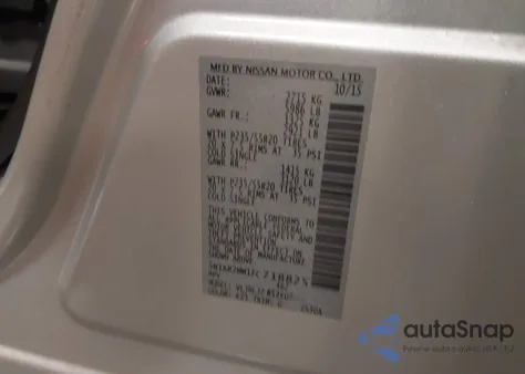 2015 Nissan Pathfinder Platinum from USA, damaged, VIN 5N1AR2MM1FC718825